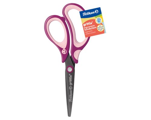 Pelikan griffix Schulschere SweetBerry für Rechtshänder, spitz