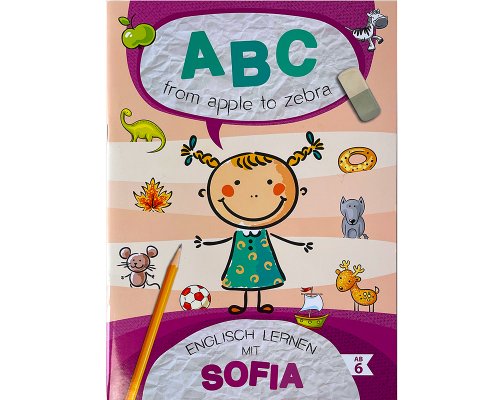 Lernbuch ab 6 Jahren / ABC from apple to zebra - Englisch lernen mit Sofia