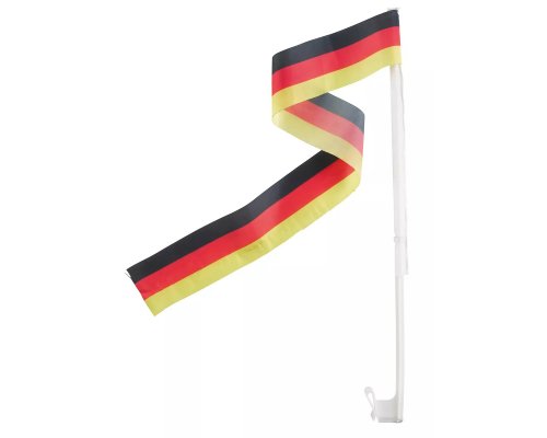 XXL-Auto-Fahne - schwarz-rot-gold - ca. 16 x 60 cm für die Fußball-Party