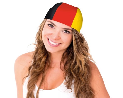Bandana schwarz-rot-gold - für die Fußball-Party