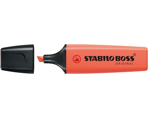 STABILO BOSS ORIGINAL Textmarker - korallrot - 70/140