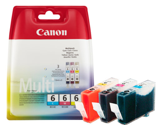 Canon BCI-6 Original-Druckerpatronen Multipack (4706a022): BCI-6C, BCI-6M und BCI-6Y jetzt kaufen