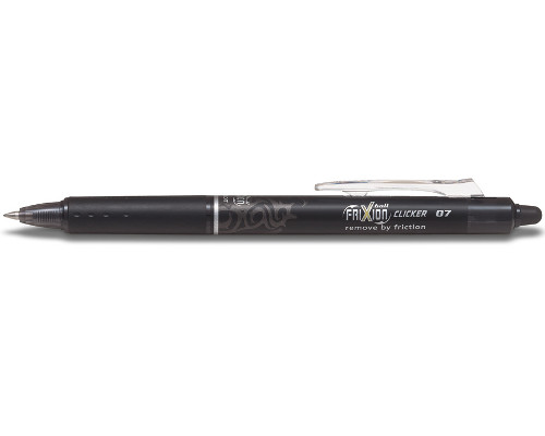 PILOT Frixionball Clicker radierbarer Tintenroller Farbe Schwarz, 07