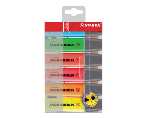 6 STABILO BOSS ORIGINAL Textmarker im Etui 70/6