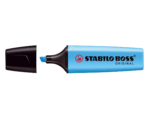STABILO BOSS ORIGINAL Textmarker - blau - 70/31