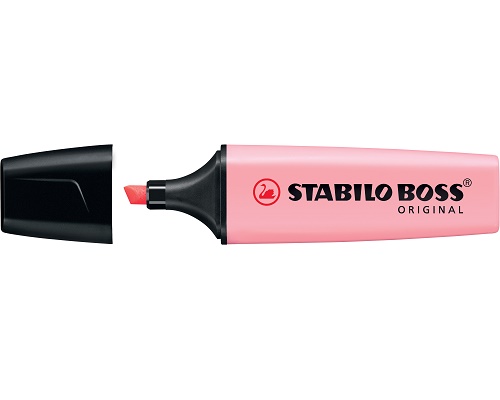 STABILO BOSS ORIGINAL Textmarker - rosiges Rouge - 70/129