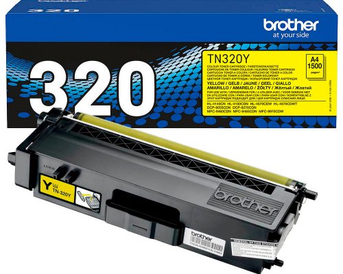 Brother 320 Original-Toner TN320Y jetzt kaufen (1.500 Seiten) Gelb