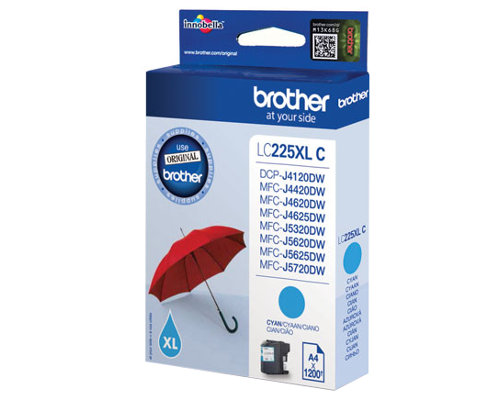 Brother LC225XLC Original-Druckerpatrone Cyan jetzt kaufen