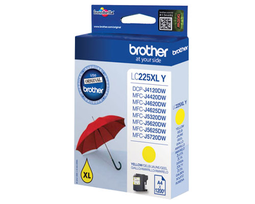 Brother LC225XLY Original-Tinte Gelb [modell]