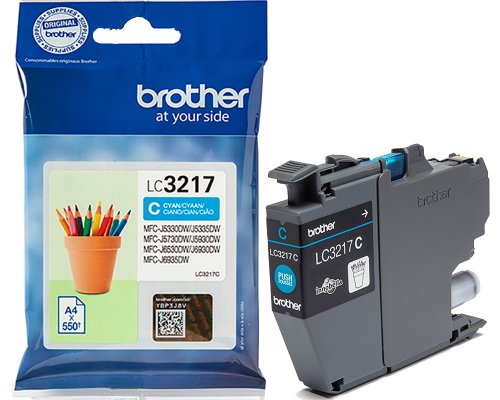 Brother LC-3217C Original-Druckerpatrone Cyan jetzt kaufen