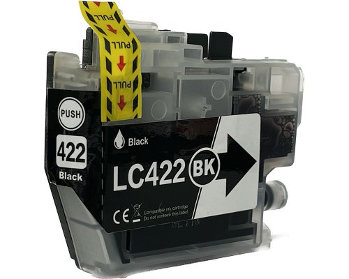 Kompatibel mit Brother 422 Druckerpatrone LC422BK jetzt kaufen schwarz (550 Seiten) von TONERDUMPING