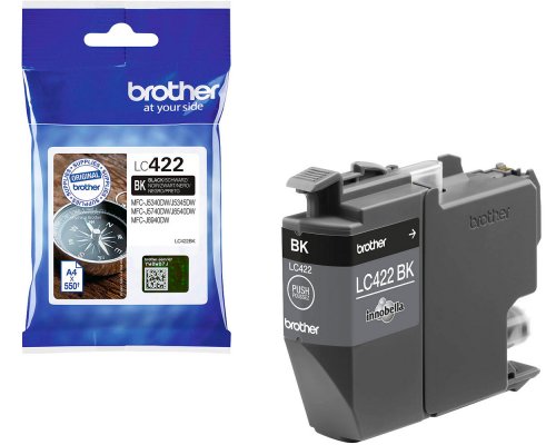 Brother 422 Original-Druckerpatrone LC422BK jetzt kaufen schwarz (550 Seiten)
