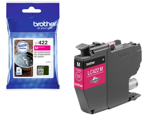 Brother 422 Original-Druckerpatrone LC422M jetzt kaufen magenta (550 Seiten)