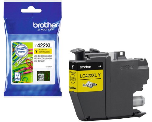 Brother 422XL Original-Druckerpatrone LC422XLY jetzt kaufen gelb (1.500 Seiten)