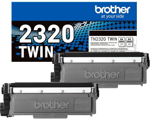 Brother 2320 TWIN Original-Toner TN2320 Doppelpack jetzt kaufen (2 x 2.600 Seiten)