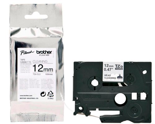 Brother Reinigungskassette TZe-CL3, 12 mm (für 100 Durchläufe)