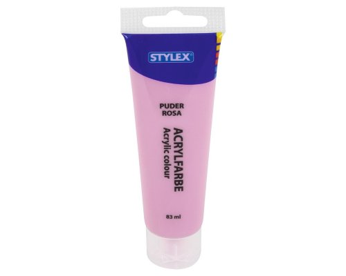 Acrylfarbe, 83 ml, puderrosa