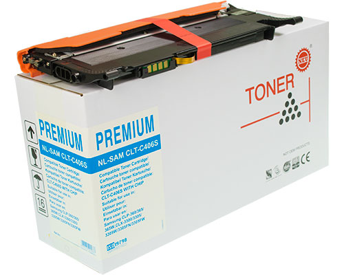 Kompatibel mit Samsung 406 / CLT-C406S/ELS / HP ST984A Toner Cyan [modell] von TONERDUMPING