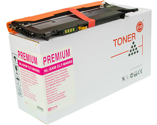 Kompatibel mit Samsung 406 / CLT-M406S/ELS / HP SU252A Toner Magenta [modell] von TONERDUMPING