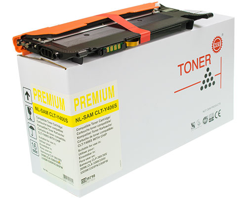 Kompatibel mit Samsung 406 / CLT-Y406S/ELS / HP SU462A Toner Gelb [modell] von TONERDUMPING