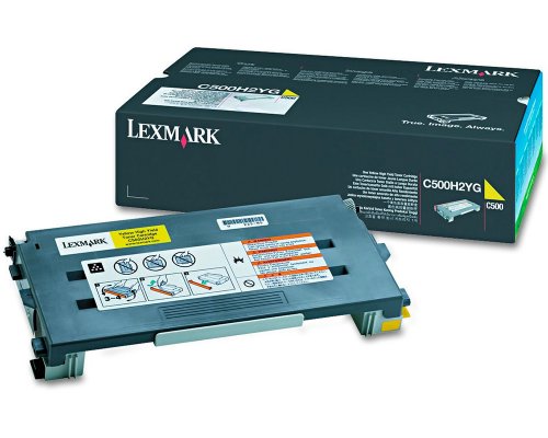 Original Lexmark-Toner C500H2YG Gelb jetzt kaufen  (3.000 Seiten)