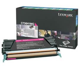Original Lexmark-Toner c736h1mg (10.000 Seiten) Magenta jetzt kaufen