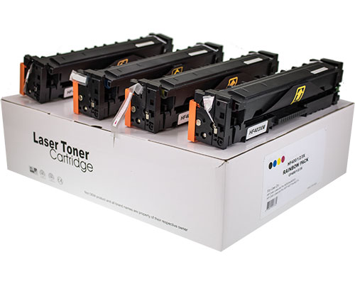 Kompatibel mit HP 201X Toner Multipack 1x Schwarz, 1x Cyan, 1x Magenta, 1x Gelb jetzt kaufen von TONERDUMPING
