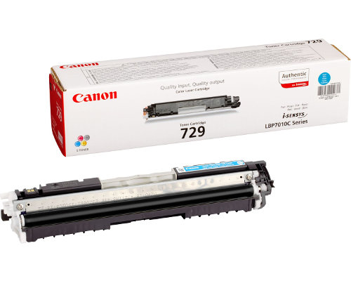 Canon 729C Toner (4369b002) für Canon LBP7010C, 7018C (1.000 Seiten) Cyan