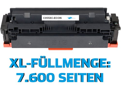 Kompatibel mit Canon 055H/ 3019C002 XL-Toner Cyan jetzt kaufen - von TONERDUMPING