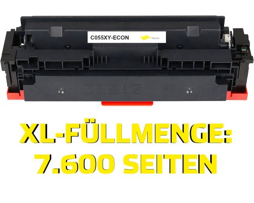 Kompatibel mit Canon 055H/ 3017C002 XL-Toner Gelb jetzt kaufen - von TONERDUMPING