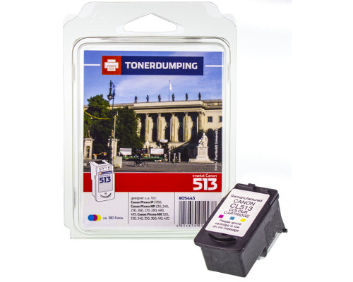 Kompatibel mit Canon CL-513 Druckerpatrone Farbe [modell] von TONERDUMPING