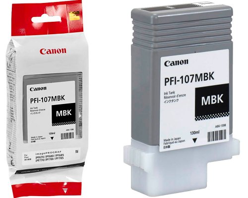 Canon PFI-107MBK / 6704B001 130ml jetzt kaufen mattSchwarz