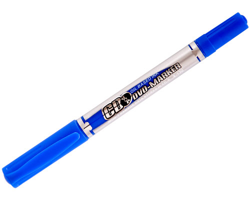 CD/DVD-Marker von TipTop Office, blau, wasserfester Folienschreiber