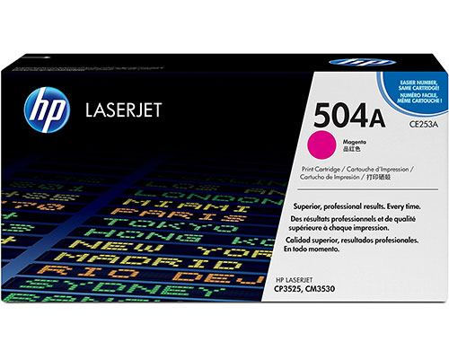 HP 504A / CE253A Originaltoner Magenta [modell]