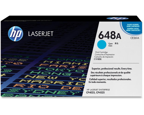 HP 648A / CE261A Originaltoner Cyan [modell]