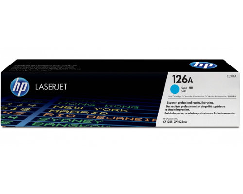 HP 126A Originaltoner (CE311A) [modell] Cyan