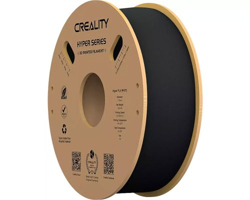 PLA Filament Schwarz (1kg / 1,75 mm) Hyper Serie 3D von CREALITY