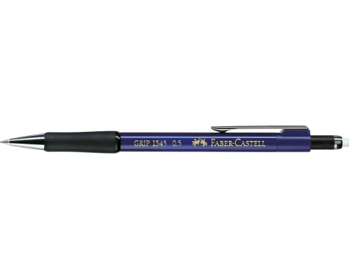 Faber-Castell Druckbleistift GRIP 1345 Minenstärke: 0,5 mm, Härtegrad: B, Schaft: met.-blau