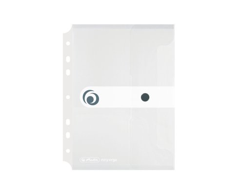 Dokumententasche »easy orga to go« abheftbar A5, PP, transparent-klar