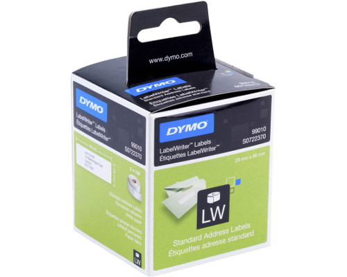 DYMO-Adress-Etiketten 99010 / s0722370, 89x28mm (2 x 130 Etiketten) [modell] 