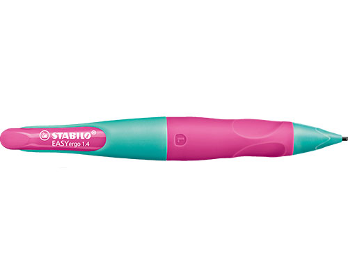 Ergonomischer Druckbleistift STABILO® EASYergo 1.4, türkis/neonpink für Linkshänder