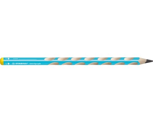 Ergonomischer Dreikant-Bleistift STABILO® EASYgraph, HB, blau, Linkshänder