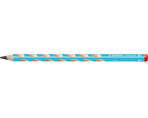 Ergonomischer Dreikant-Bleistift STABILO® EASYgraph, HB, blau, Rechtshänder