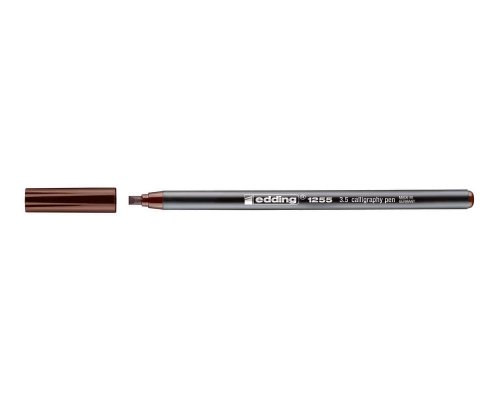 Kalligrafie-Stift edding 1255, 3,5 mm, Kalligrafie-Spitze, dunkelbraun