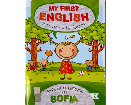 Lernbuch ab 6 Jahren / My first english fun activity book - Englisch lernen mit Sofia