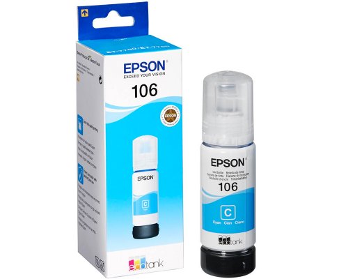 Epson 106/ C13T00R240 Original-Tintentank Cyan jetzt kaufen
