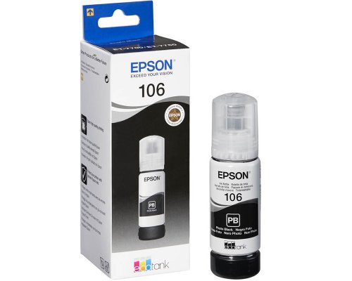 Epson 106/ C13T00R140 Original-Tintentank Foto-Schwarz jetzt kaufen