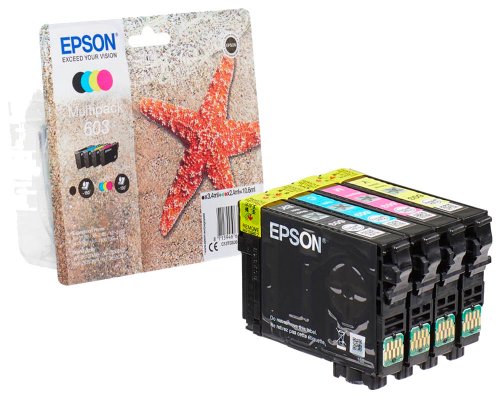 Epson 603 Seestern Original-Druckerpatronen Multipack Schwarz, Cyan, Magenta, Gelb jetzt kaufen