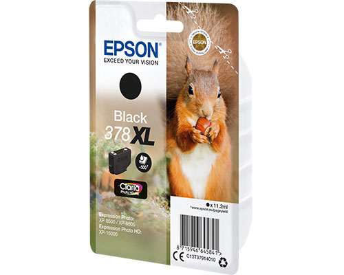 EPSON 378XL Eichhörnchen [modell] (11,2 ml, 500 Seiten) Schwarz