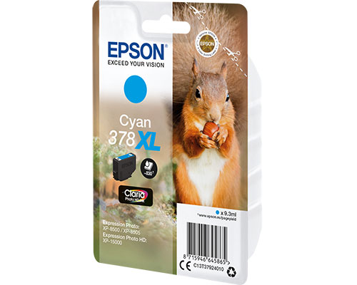 EPSON 378XL Eichhörnchen jetzt kaufen (9,3 ml, 830 Seiten) Cyan